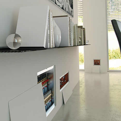 Wall access hatch - FILOPARETE - CIPRIANI SERRAMENTI - square / rectangular / aluminum