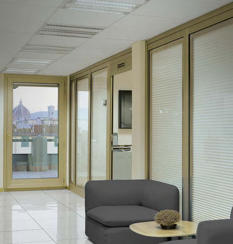 Pleated blinds - CIPRIANI SERRAMENTI - for window / fabric / metal