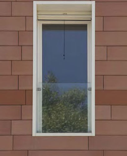 Glass railing - CIPRIANI SERRAMENTI - with panels / outdoor / for windows