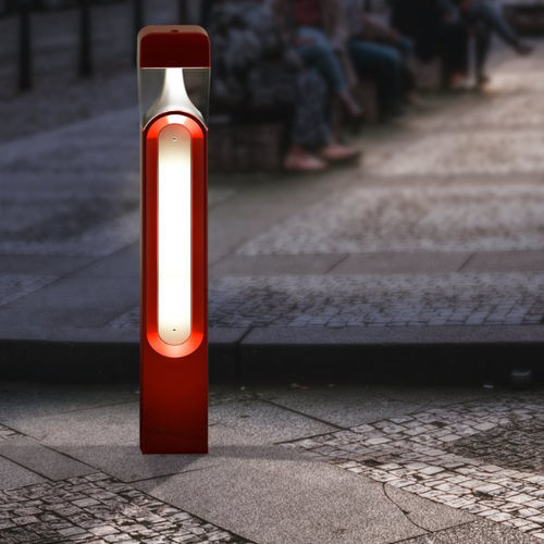Urban bollard light - AIR - GROUPE RAGNI - contemporary / aluminum / polycarbonate