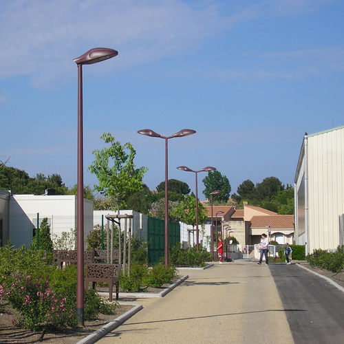 Urban lamp post - R-LIGHT - GROUPE RAGNI - contemporary / aluminum / cast aluminum