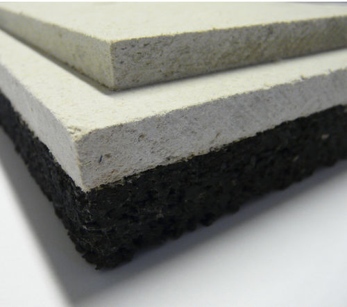 Acoustic insulation - TOP RUBBER PLUS - ISOSYSTEM - rubber / panel / for floor