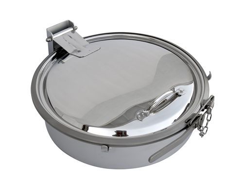 Tank access hatch - BP 4X0 SERIES - LEONI s.r.l. - circular / stainless ...