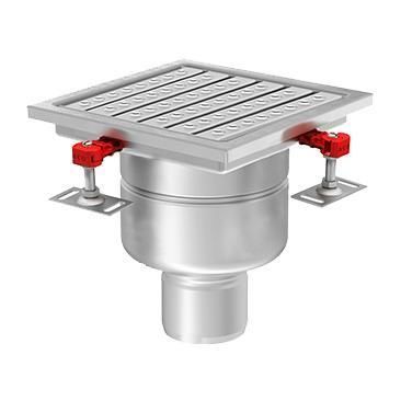 Stainless steel floor drain - EG150 - ACO - patio / for shower / for drainage