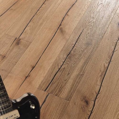 Engineered parquet floor - Manitoba - BERTI PAVIMENTI LEGNO - hardwood / light oak / floating