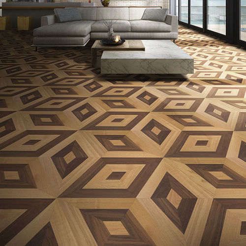Engineered parquet floor - Miami - BERTI PAVIMENTI LEGNO - oak / walnut / floating