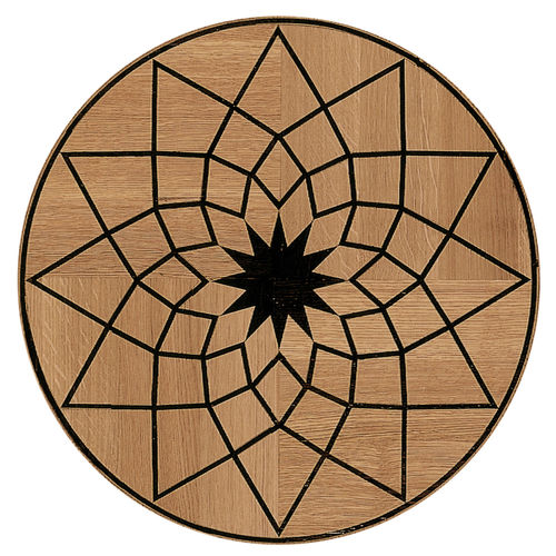 Solid wood floor medallion - Wollemborg - BERTI PAVIMENTI LEGNO