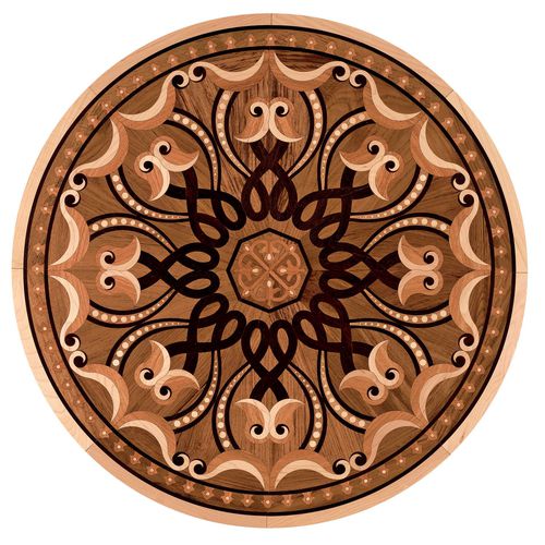 Solid wood floor medallion - Sigurt - BERTI PAVIMENTI LEGNO