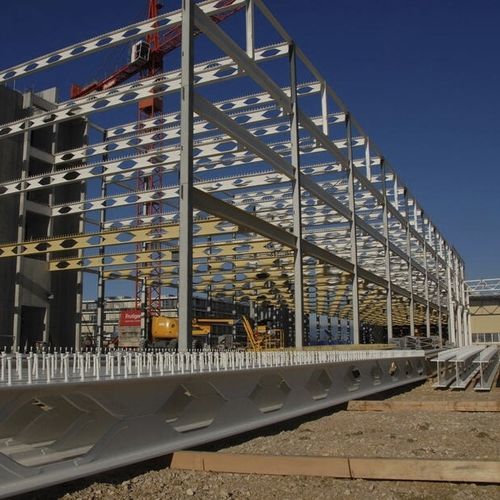 Steel beam - ANGELINA® - ARCELORMITTAL Long - I / hollow / for flooring