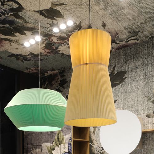 Pendant lamp - BALLET - ADRIANI E ROSSI EDIZIONI - fabric / contemporary / corded