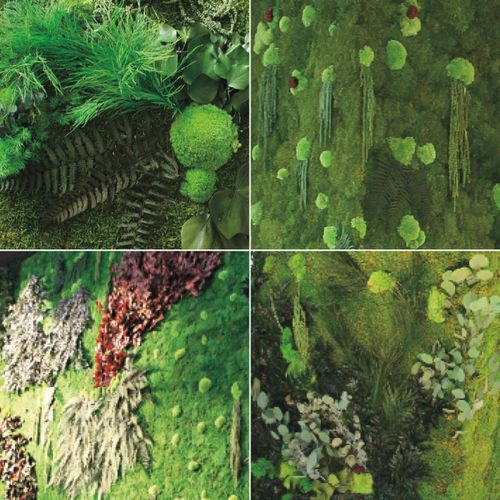 Indoor green wall - MOSS WITH LEAVES - ADRIANI E ROSSI EDIZIONI