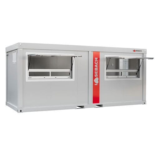 Commercial kiosk - Ticket Box - SEBACH - outdoor / metal / mobile