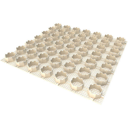 Grass tile - GEOGRAVEL - GEOPLAST - drainage / drivable