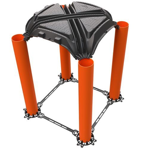 Disposable formwork - Elevetor Max - GEOPLAST - PVC / adjustable