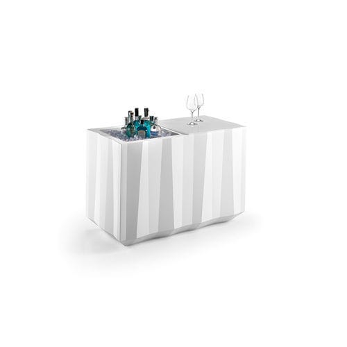 Bar counter - frozen - PLUSt COLLECTION - polyethylene / upright / illuminated