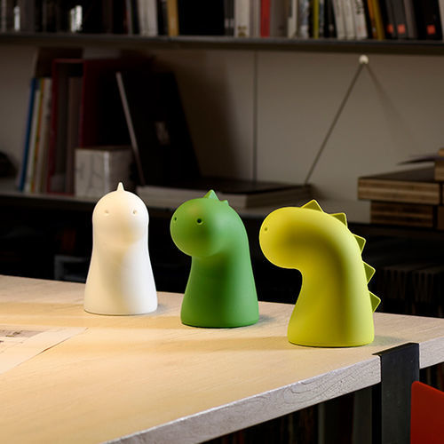 Polyethylene sculpture - DRAGHETTO - PLUSt COLLECTION - free-standing / white / blue