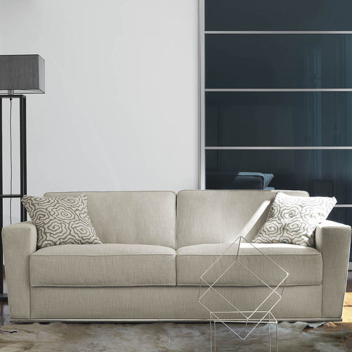 Sofa bed - Shorter - Milano Bedding - contemporary / fabric / with armrests