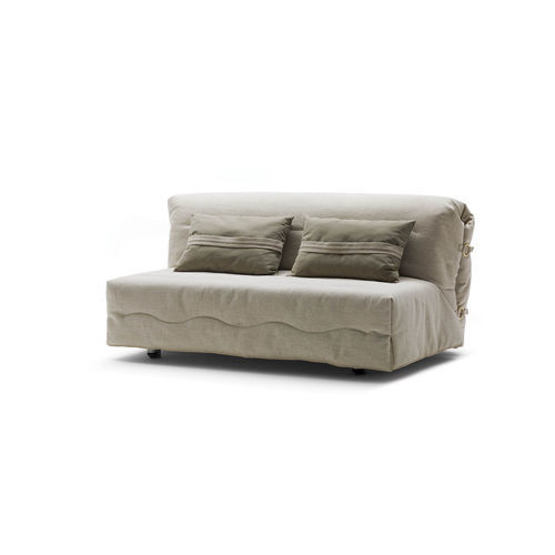 Sofa bed - Roger - Milano Bedding - beige / fabric / cotton