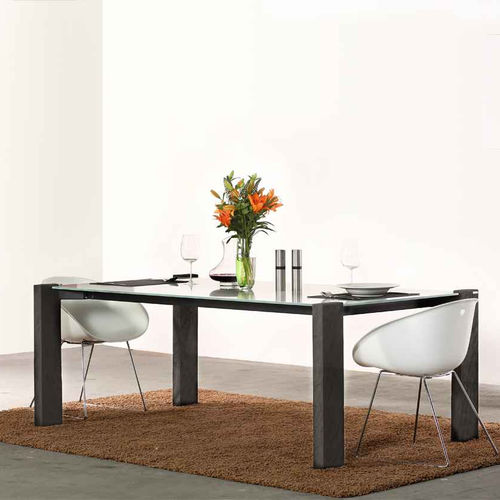 Contemporary dining table - ART605 - wissmann raumobjekte - glass ...