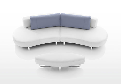Modular sofa - MANDALA - steiner - contemporary / fabric / leather