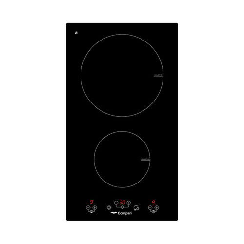 Induction cooktop - BO332AA/E - Bompani - vitroceramic / 2 burner ...