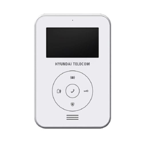 White video door intercom - HAS-R1041  - Hyundai Telecom - interior / with color screen / hands-free