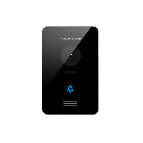 White video door intercom - HCC-2000 - Hyundai Telecom - black / interior / with camera