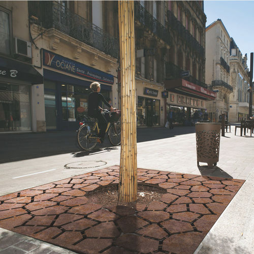 Square tree grate - LAND - METALCO - stainless steel / COR-TEN® steel / sheet steel