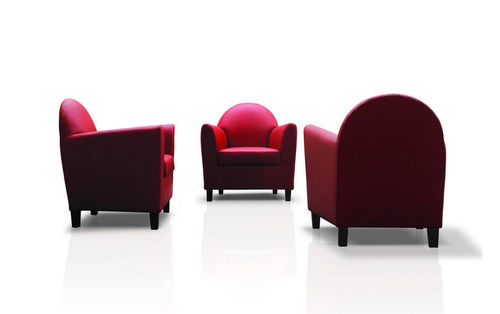 Contemporary armchair - ALTEA - ferlea - cotton / commercial