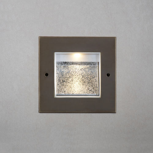 Recessed wall light fixture - QUADRO MINI - LumTeam - recessed floor / LED / square