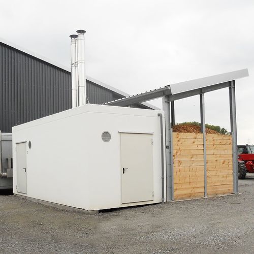 Wood pellet storage silo BC 400 HARGASSNER