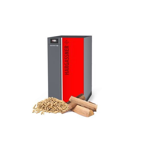 Log boiler - SMART-DUO 17-30 KW - HARGASSNER - pellet / with water heater / commercial