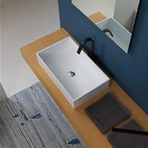 Countertop washbasin - BXLA60 - GSG Ceramic Design - CrystalTech® / high-gloss / rectangular