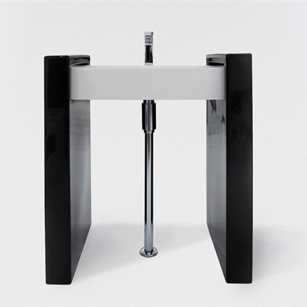 Free-standing washbasin - BXLACOL60FS - GSG Ceramic Design - CrystalTech® / high-gloss / matte finish