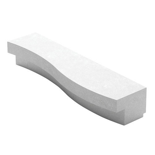 Contemporary public bench - Vague  - LAB23 - composite material / without backrest / without armrests