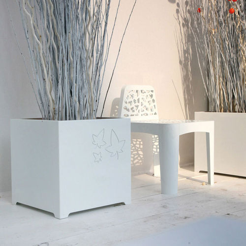 Contemporary chair - CORAL SINGLE - LAB23 - outdoor / galvanised steel / COR-TEN® steel