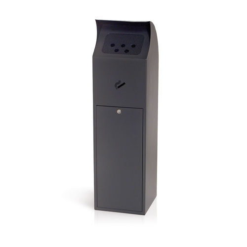 Pedestal ashtray - ONDA - LAB23 - galvanised steel / for outdoor use / for public space