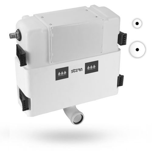 Built-in toilet tank - ELECTROMAGNETIC CISTERN SYSTEM - Stern Engineering Ltd.