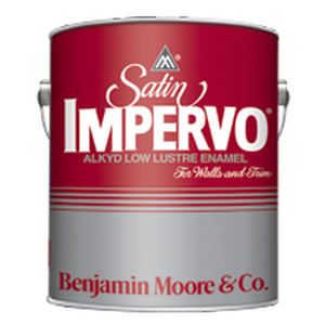 Decorative paint - IMPERVO® LOW LUSTRE - Benjamin Moore & Co. - indoor / for wall / alkyd