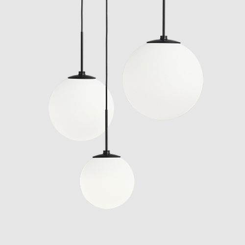 Pendant lamp - LUN  - GLAMOX - polycarbonate / contemporary / corded