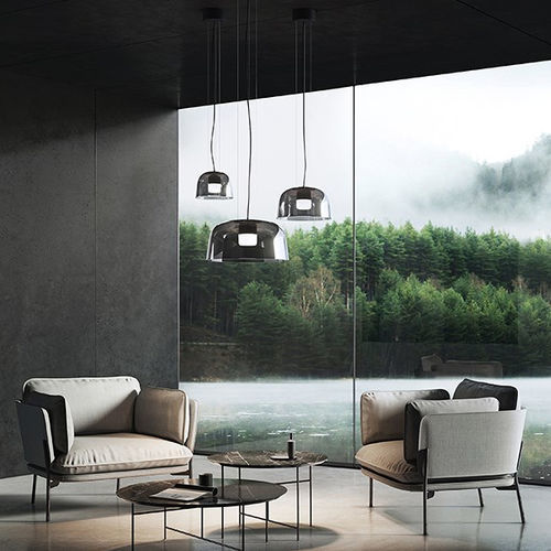 Pendant lamp - ELV  - GLAMOX - glass / contemporary / corded
