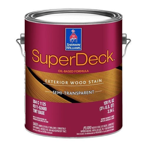 Protective wood stain Superdeck Oilbased SherwinWilliams decorative