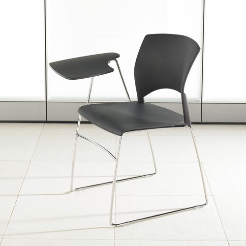Contemporary conference chair - VOLUME - Teknion - indoor / plastic / metal base