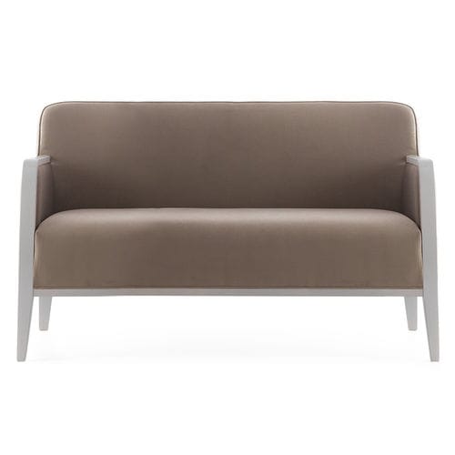 Contemporary sofa - OPERA 02251 - Montbel - fabric / leather / with armrests