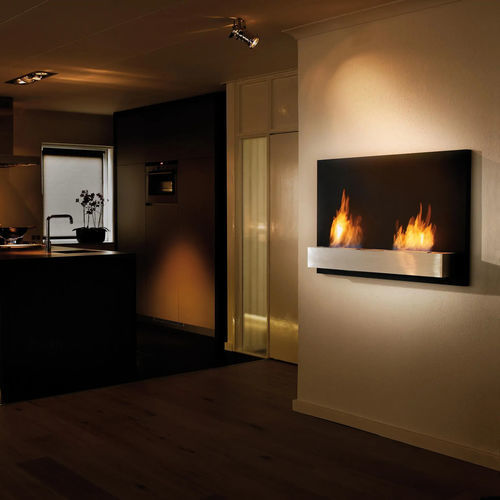 Bioethanol fireplace - Riviera - Safretti - wall-mounted / wall / ventless