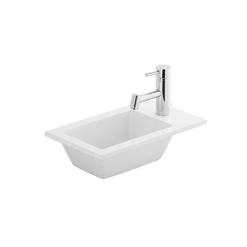 Built-in washbasin - ALICANTE  - Sanindusa - ceramic / rectangular / 1-hole