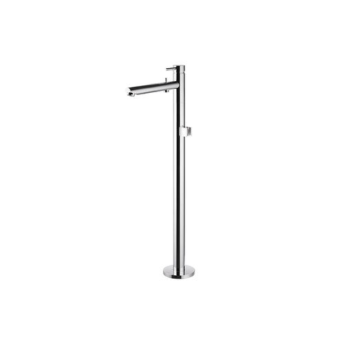 Bathtub mixer tap - NEW ÍCONE  - Sanindusa - floor-mounted / brass / bathroom