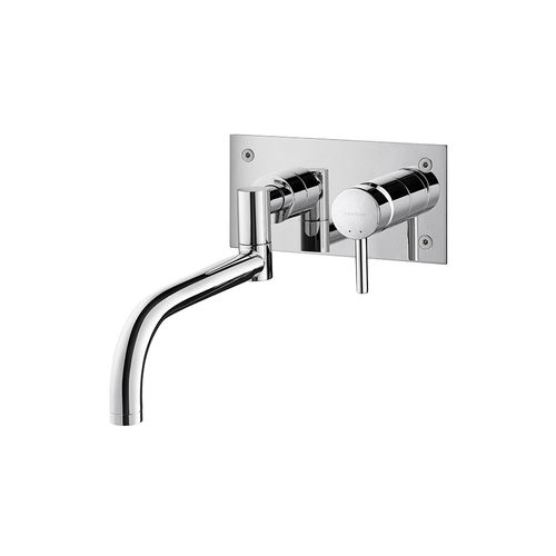 Wall-mounted mixer tap - TUBE  - Sanindusa - built-in / brass / kitchen