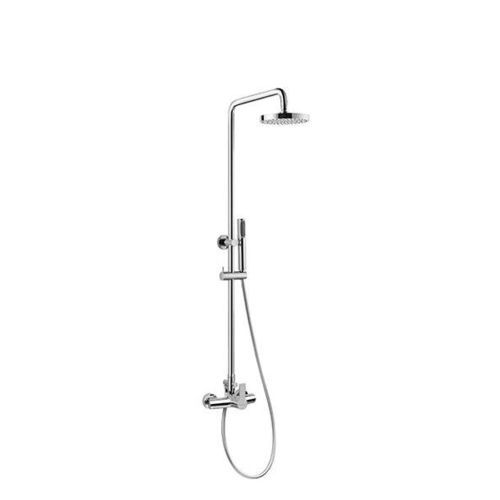 Wall-mounted shower set - MASTER 40  - Sanindusa - contemporary / with hand shower / rain