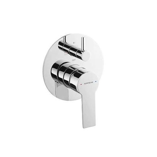 Shower mixer tap - MASTER 40  - Sanindusa - wall-mounted / brass / zamak